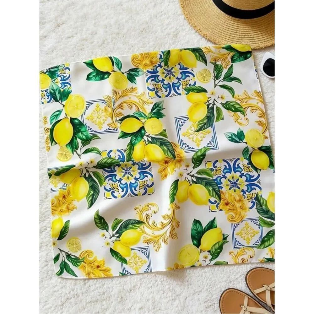 Lemon scarf P126